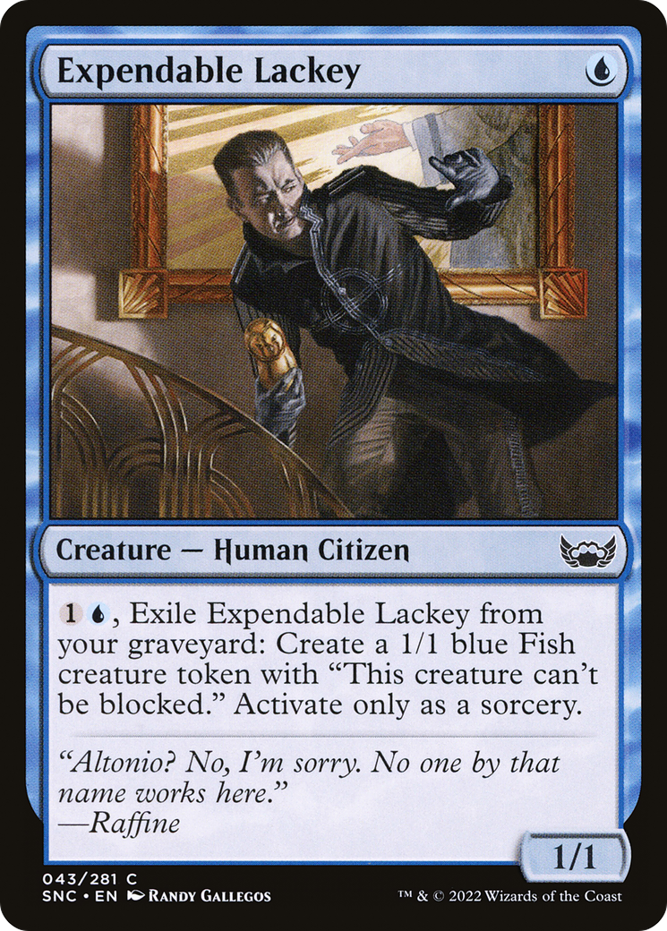 Expendable Lackey (SNC-043) [Streets of New Capenna]