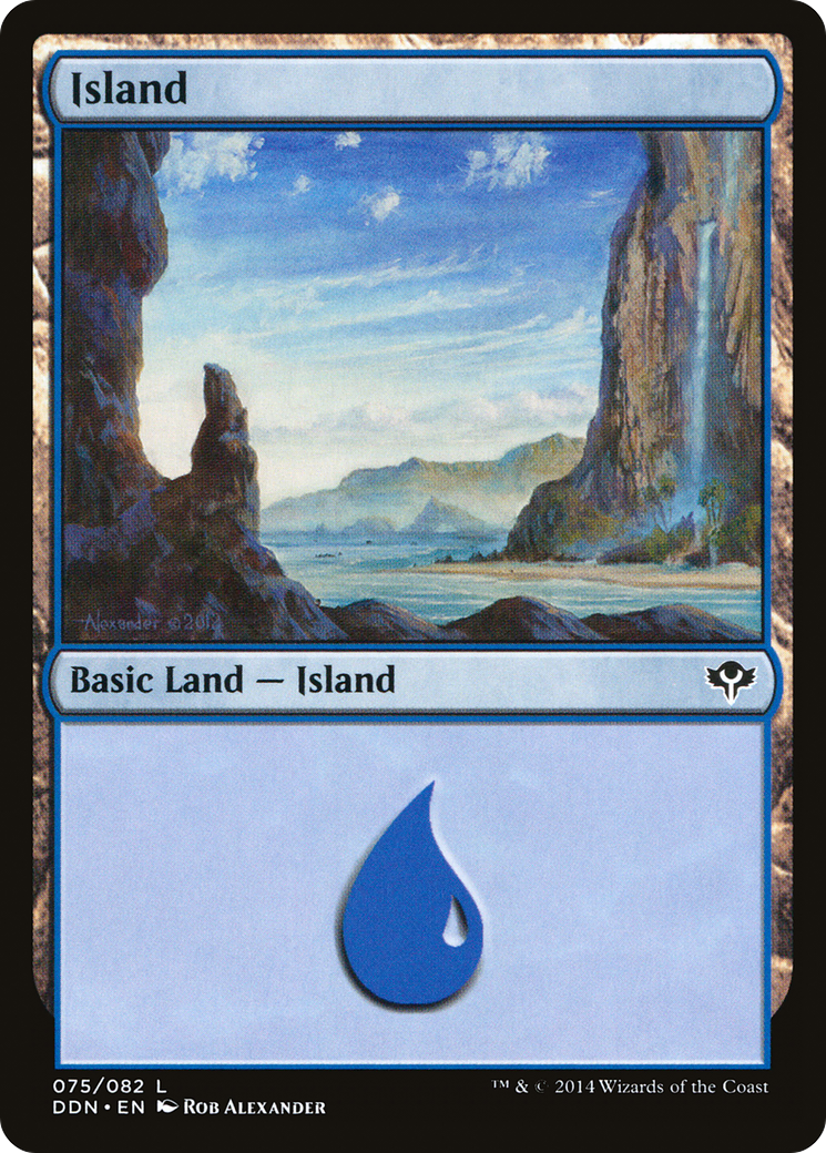 Island (DDN-075) [Duel Decks: Speed vs. Cunning]