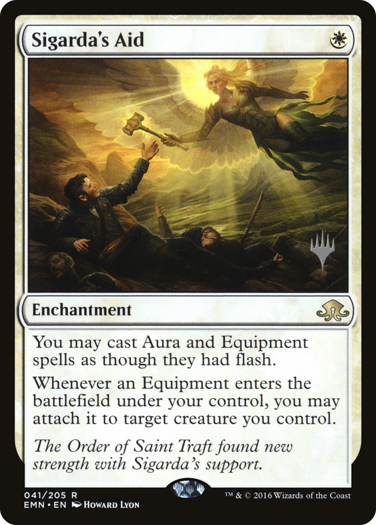 Sigarda's Aid (PPM21-041) [Promo Pack: Eldritch Moon Promos] Foil