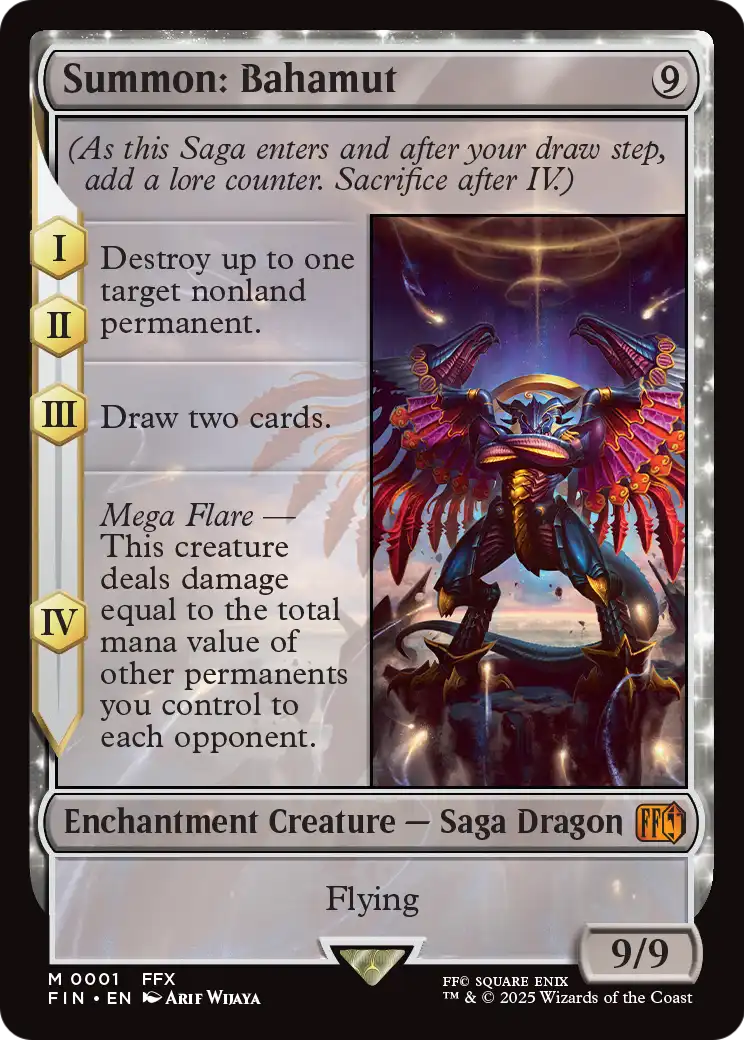 Summon: Bahamut (FIN-001) [FINAL FANTASY] Foil