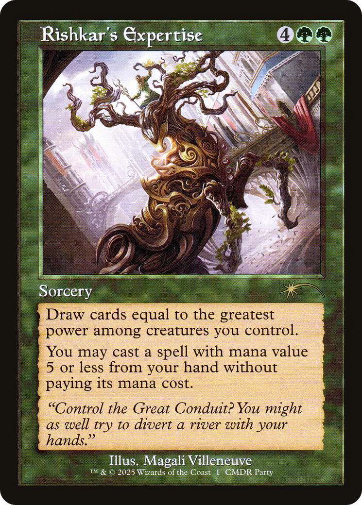 Rishkar's Expertise (Retro Frame) (WPN-001) [Wizards Play Network 2025]