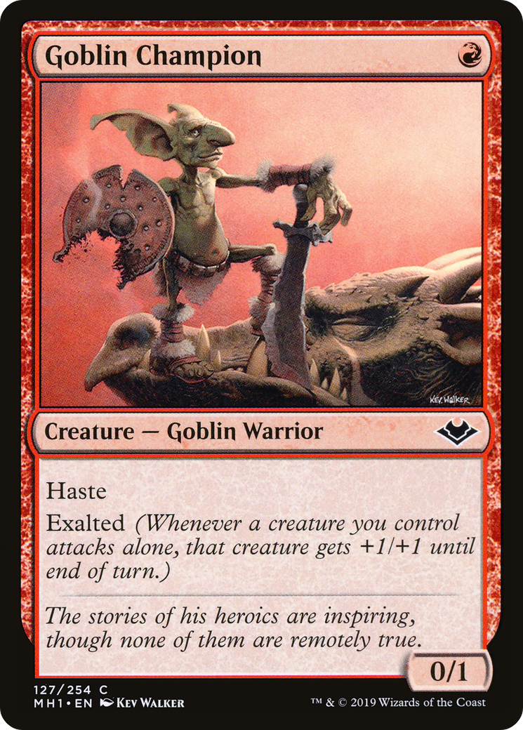 Goblin Champion (MH1-127) [Modern Horizons] Foil