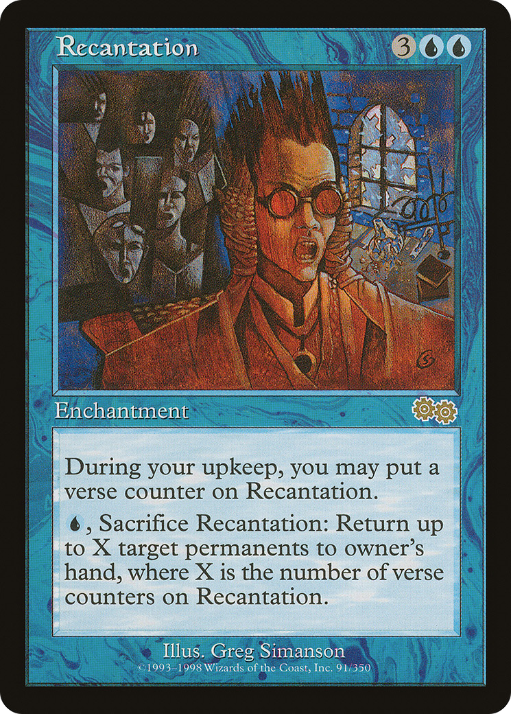 Recantation (USG-091) [Urza's Saga]
