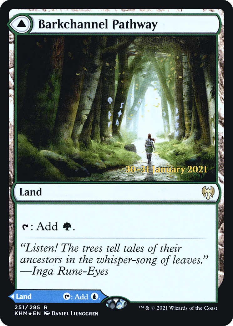 Barkchannel Pathway (PRE-251S) [Kaldheim Promos] Foil