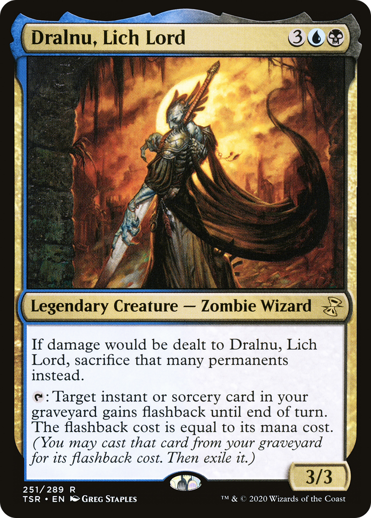 Dralnu, Lich Lord (TSR-251) [Time Spiral Remastered] Foil