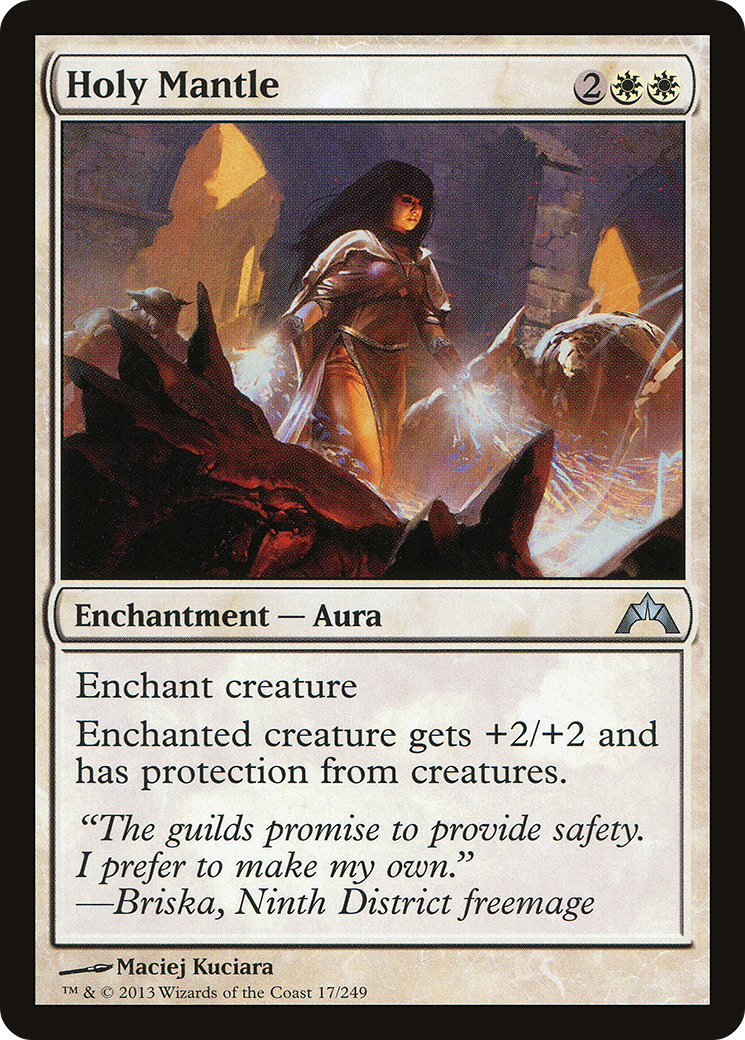 Holy Mantle (GTC-017) [Gatecrash] Foil