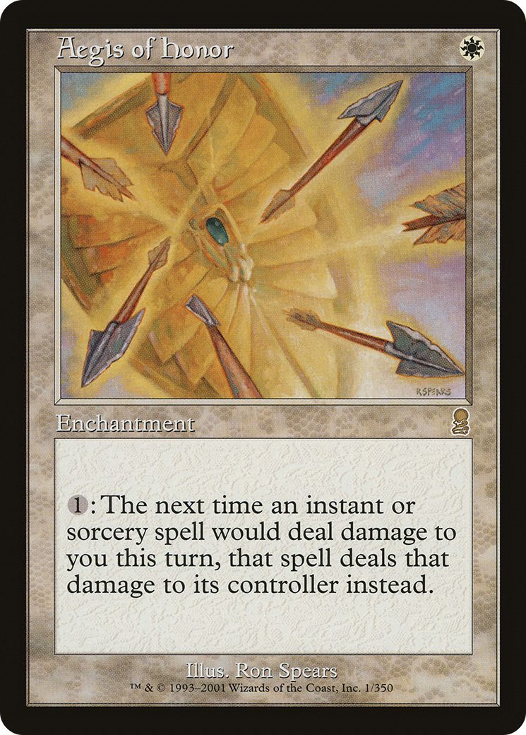 Aegis of Honor (ODY-001) [Odyssey] Foil