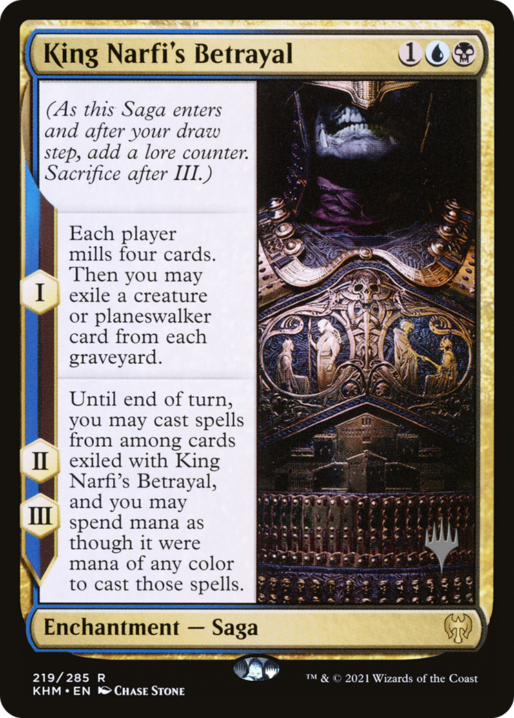 King Narfi's Betrayal (PPKHM-219) [Promo Pack: Kaldheim Promos] Foil