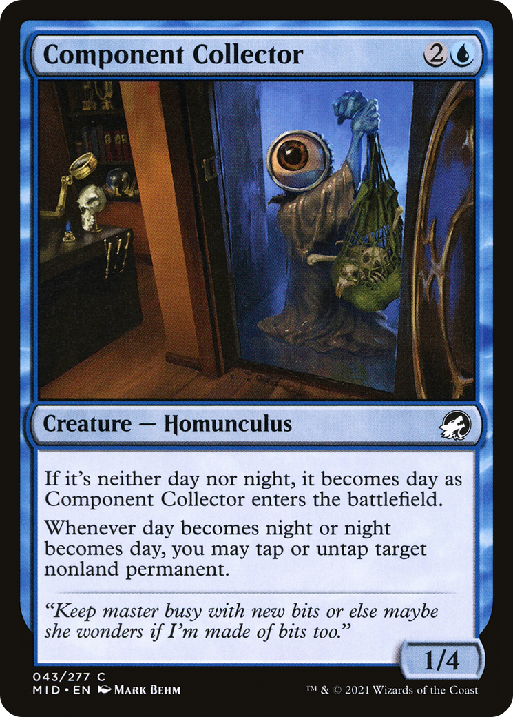 Component Collector (MID-043) [Innistrad: Midnight Hunt] Foil