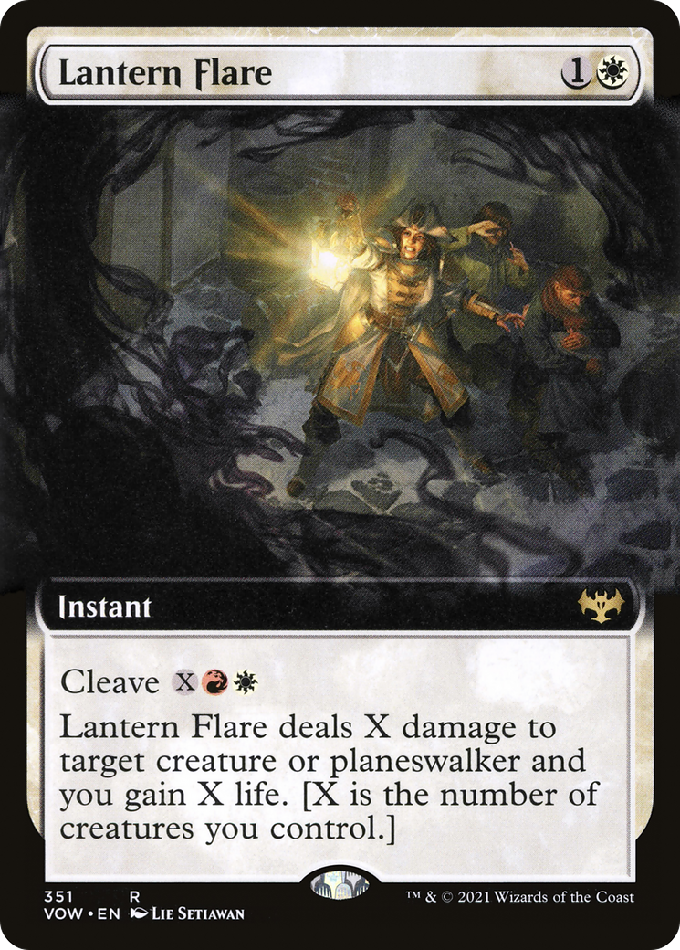 Lantern Flare (Extended Art) (VOW-351) [Innistrad: Crimson Vow] Foil
