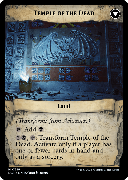 Aclazotz, Deepest Betrayal (Showcase) (LCI-316) [The Lost Caverns of Ixalan] Foil