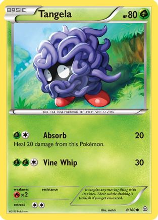 Tangela (4/160) [XY  Primal Clash] - Common