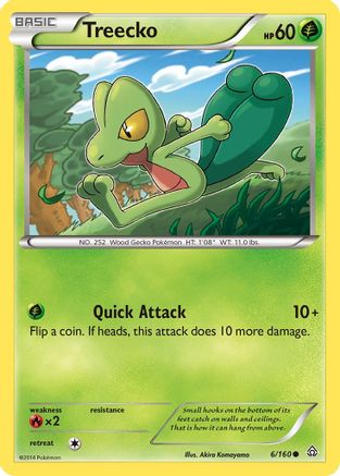 Treecko (006/160) [XY  Primal Clash] - Common