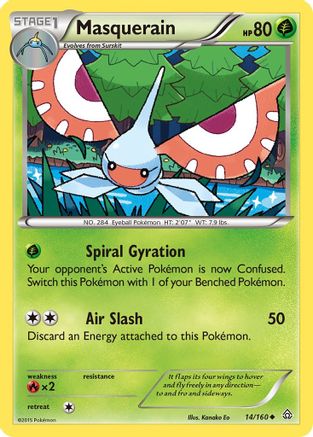 Masquerain (14/160) [XY  Primal Clash] - Uncommon