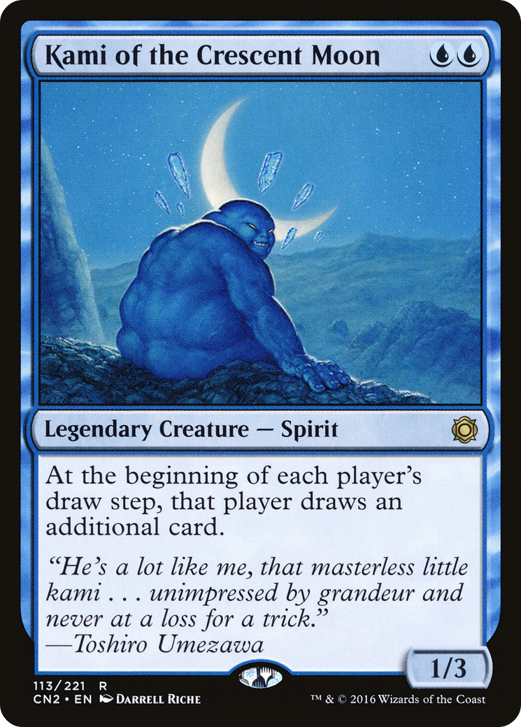Kami of the Crescent Moon (CN2-113) [Conspiracy: Take the Crown] Foil