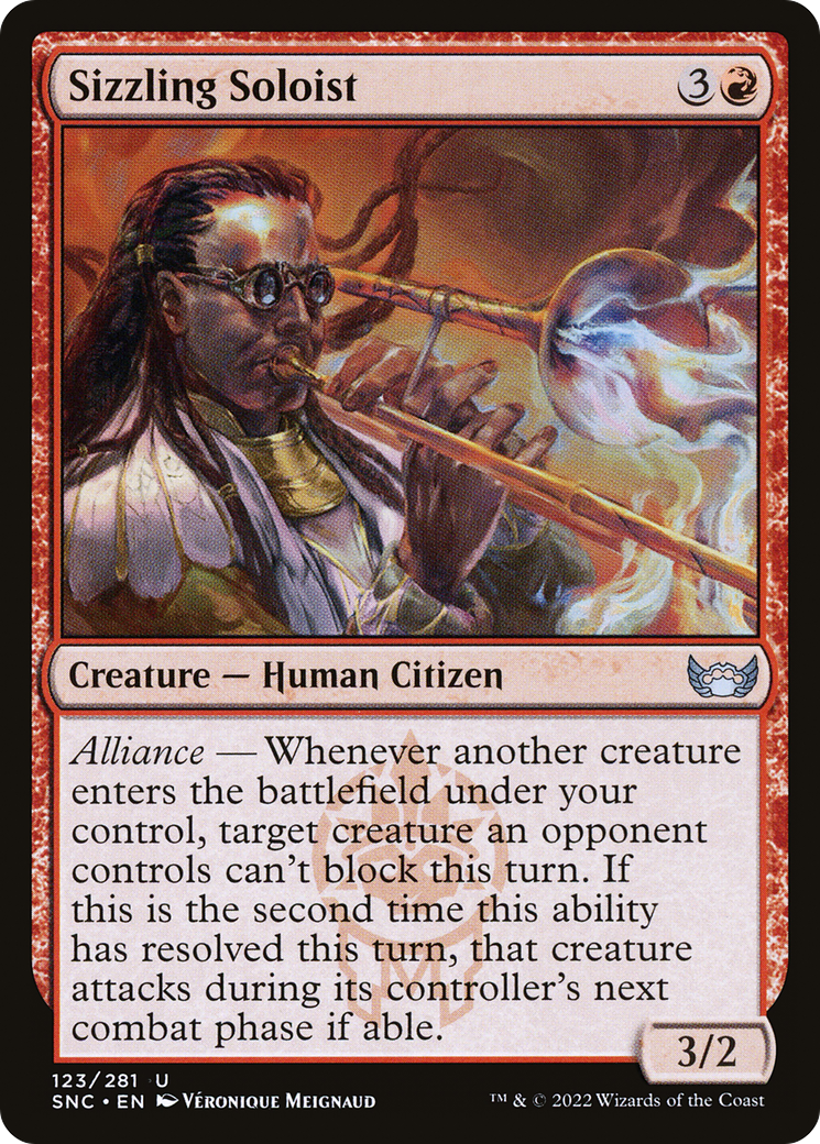 Sizzling Soloist (SNC-123) [Streets of New Capenna] Foil