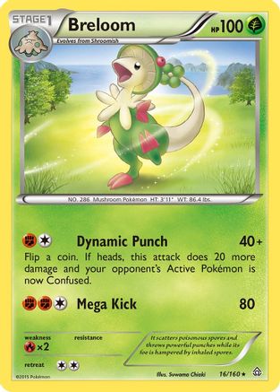Breloom (16/160) [XY  Primal Clash] - Rare