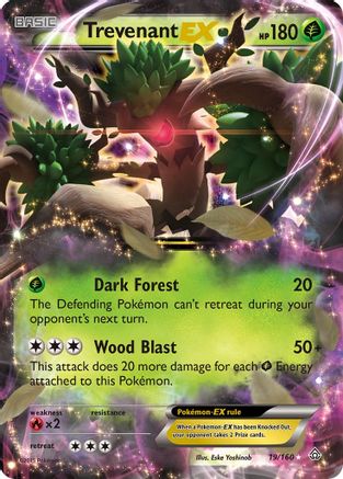 Trevenant EX (019/160) [XY  Primal Clash] Holofoil - Ultra Rare