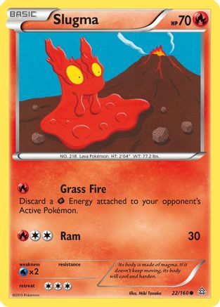 Slugma (022/160) [XY  Primal Clash] - Common