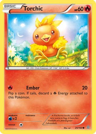 Torchic (025/160) [XY  Primal Clash] - Common