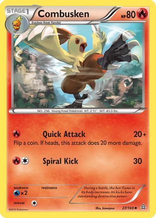 Combusken (27/160) [XY  Primal Clash] - Uncommon