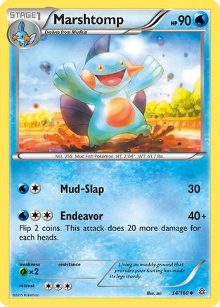 Marshtomp (034/160) [XY  Primal Clash] - Uncommon