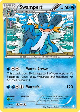 Swampert (035/160) [XY  Primal Clash] - Rare