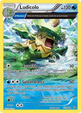 Ludicolo (Alpha) (037/160) [XY  Primal Clash] - Rare