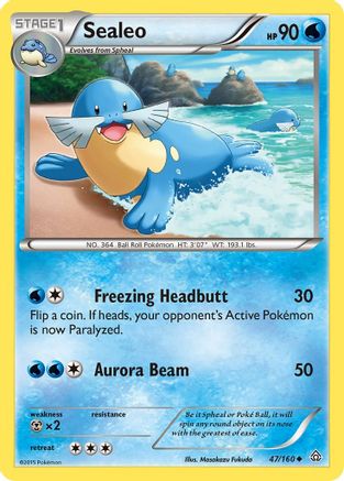 Sealeo (47/160) [XY  Primal Clash] - Uncommon