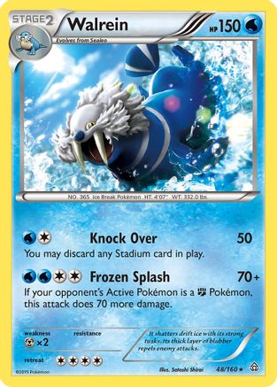 Walrein (48/160) [XY  Primal Clash] - Rare