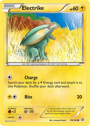 Electrike (059/160) [XY  Primal Clash] Reverse Holofoil - Common