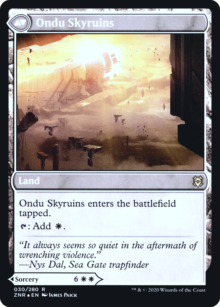 Ondu Inversion (PRE-30S) [Zendikar Rising Promos] Foil
