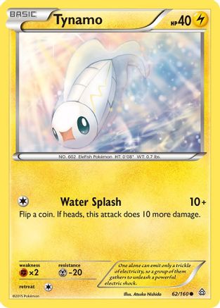Tynamo (62/160) [XY  Primal Clash] Reverse Holofoil - Common