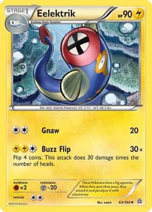 Eelektrik (63/160) [XY  Primal Clash] - Uncommon