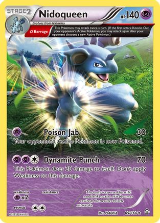 Nidoqueen (Omega) (069/160) [XY  Primal Clash] Reverse Holofoil - Rare