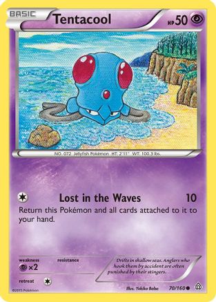 Tentacool (070/160) [XY  Primal Clash] Reverse Holofoil - Common