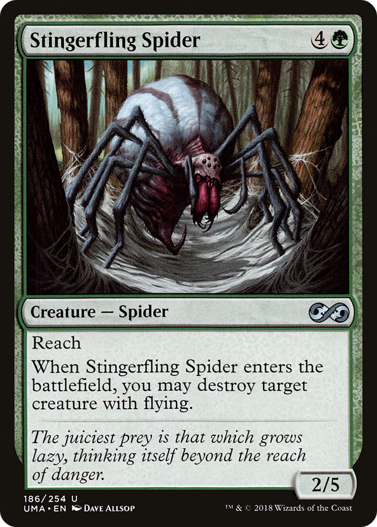 Stingerfling Spider (UMA-186) [Ultimate Masters] Foil