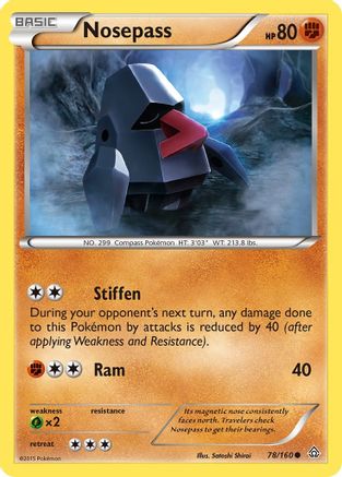 Nosepass (78/160) [XY  Primal Clash] - Common