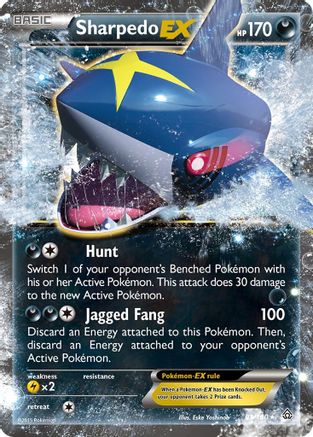 Sharpedo EX (091/160) [XY  Primal Clash] Holofoil - Ultra Rare