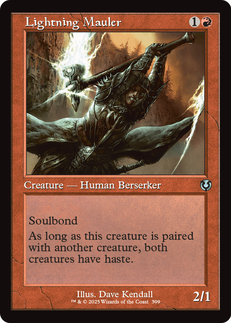 Lightning Mauler (Retro Frame) (INR-399) [Innistrad Remastered] Foil