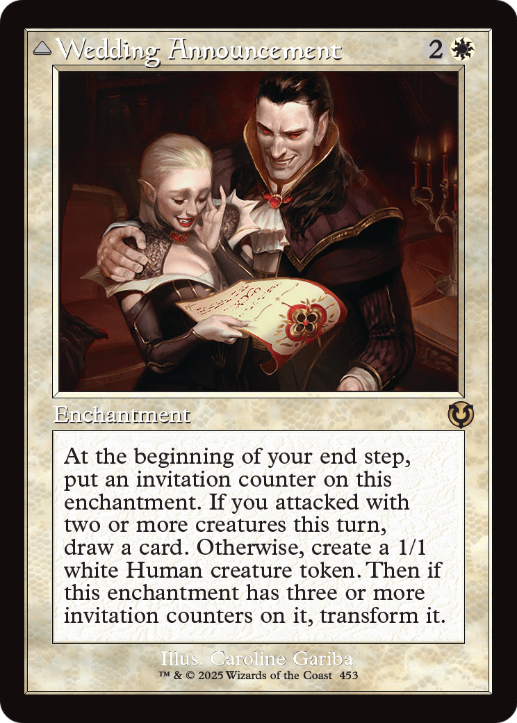 Wedding Announcement (Retro Frame) (INR-453) [Innistrad Remastered] Foil