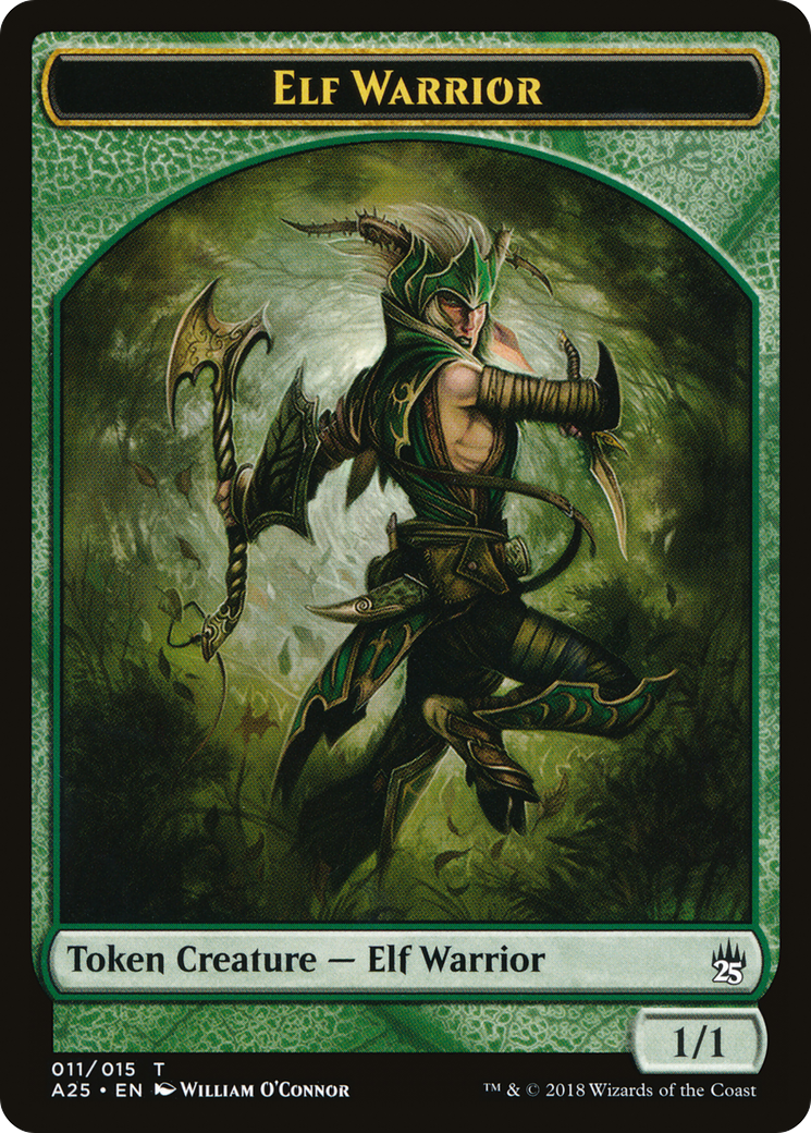 Elf Warrior Token (A25-011) [Masters 25 Tokens]