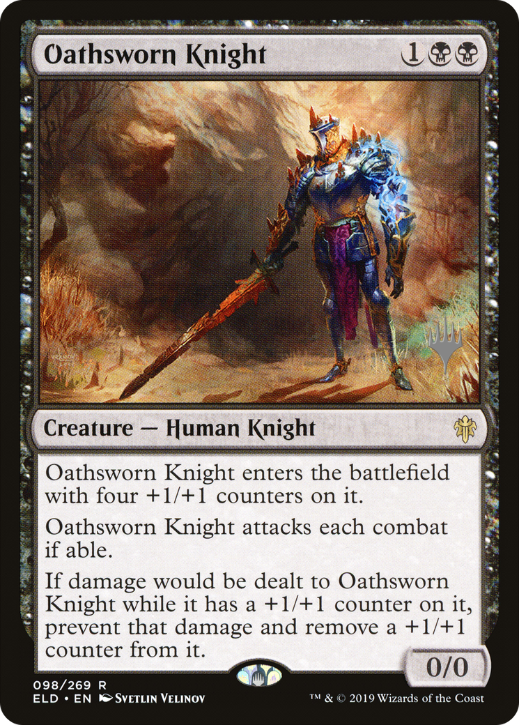 Oathsworn Knight (PPELD-098) [Promo Pack: Throne of Eldraine Promos]