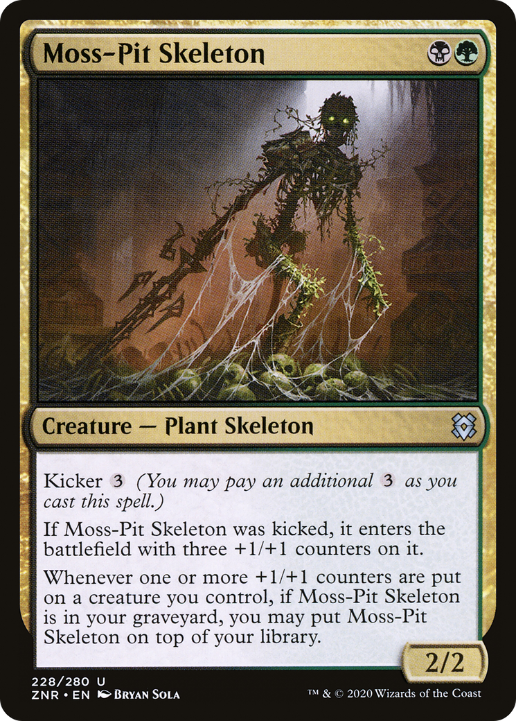 Moss-Pit Skeleton (ZNR-228) [Zendikar Rising]