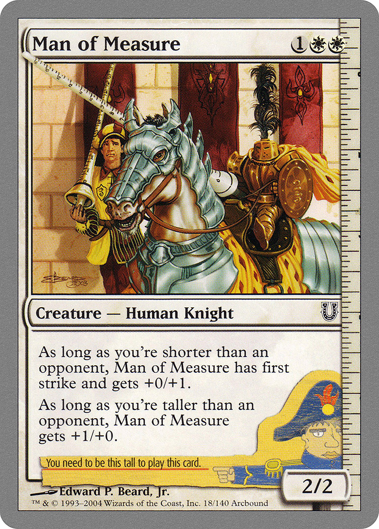 Man of Measure (UNH-018) [Unhinged]