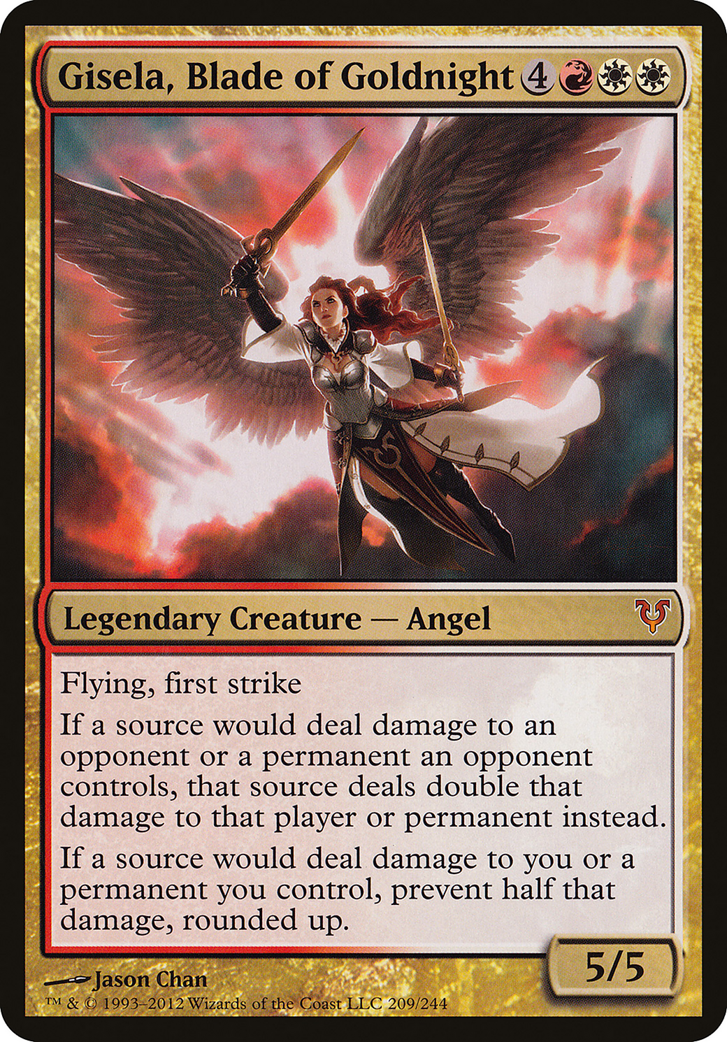 Gisela, Blade of Goldnight (Avacyn Restored) (OVER-209) [Open the Helvault]