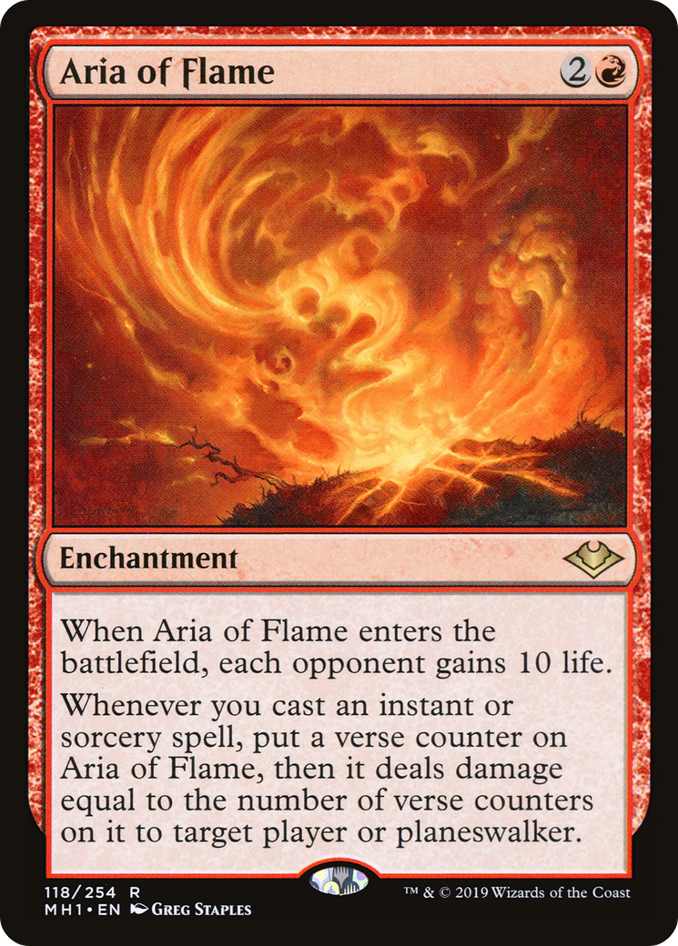 Aria of Flame (MH1-118) [Modern Horizons]