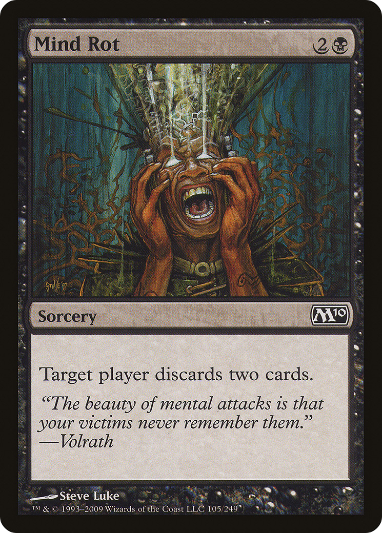 Mind Rot (M10-105) [Magic 2010] Foil