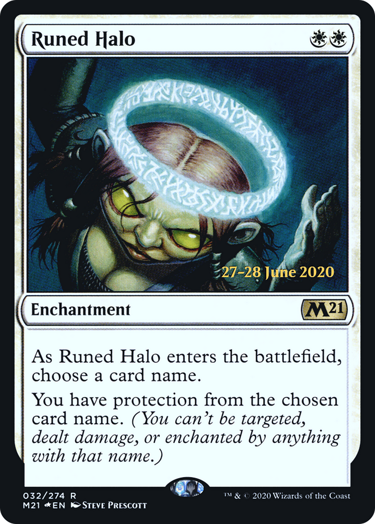 Runed Halo (PRE-32S) [Core Set 2021 Promos] Foil