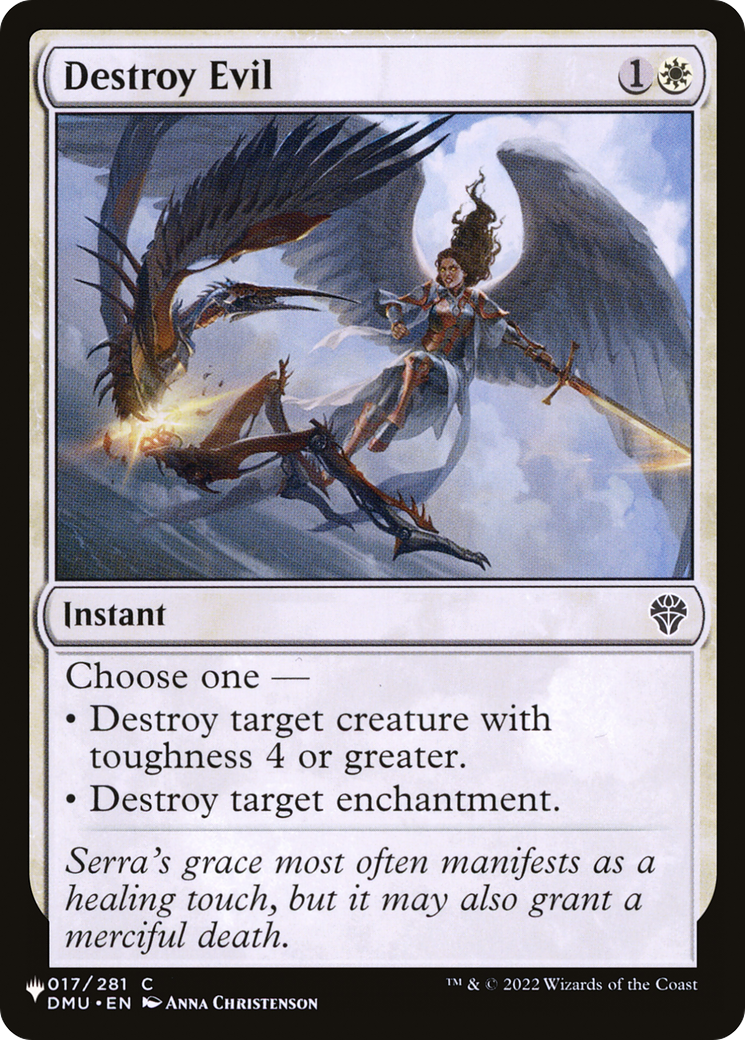 Destroy Evil (LIST-DMU-17) [The List]